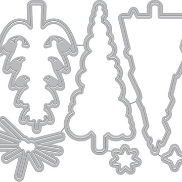 Hero Arts Frame Cut Dies - Stylized Christmas Trees