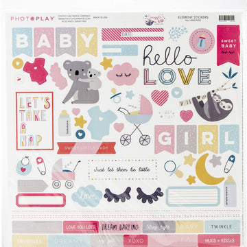 Photoplay Paper PhotoPlay Collection Pack 12"X12" - Snuggle Up Girl