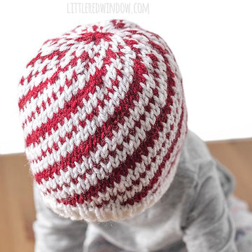 Peppermint Candy Cane Hat