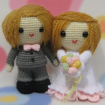 Wedding Bride and Groom - Amigurumi Crochet Patterns