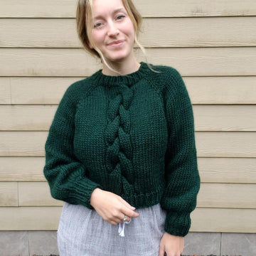 Braided Embers Sweater