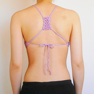 The "ALONDRA" halter bikini top _ C31