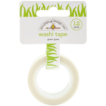 Doodlebug Washi Tape 8mmX12yd - Green Grass