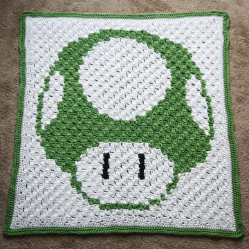 Mario Mushroom Blanket