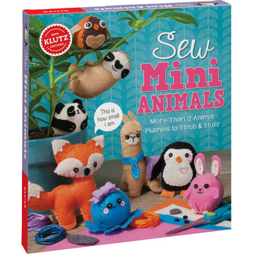 Klutz Sew Mini Animals Book Kit - 402640