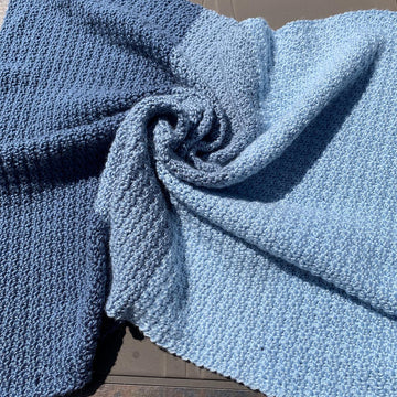 Blue Skies Baby Blanket