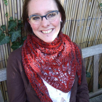 River of Blood Shawl