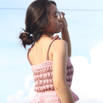 Melted Peplum Top