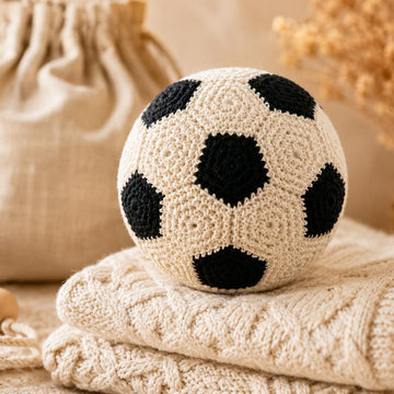 Crochet Soccer Ball Amigurumi Pattern – Digital PDF + Video Tutorial