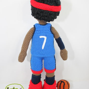 Crochet doll pattern, Amigurumi doll pattern, Medium doll, 18"/46cm, Devan