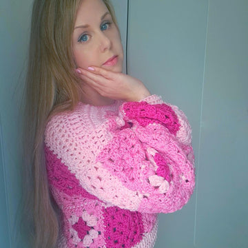 Crochet Granny Square Sweater Pattern