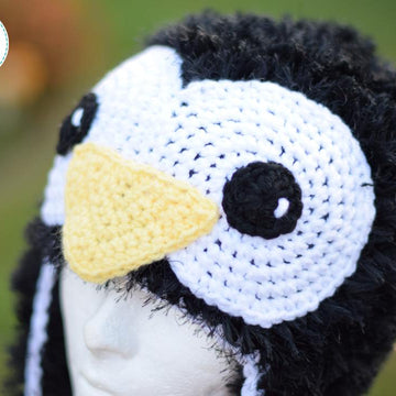 Furry Penguin Hat