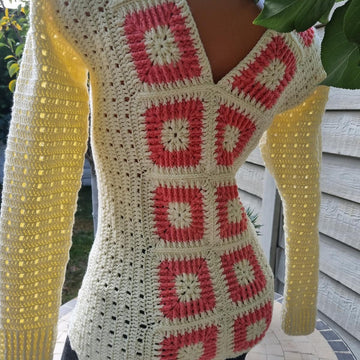 Crochet elegant sweater