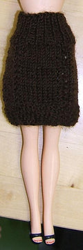 Fashion Doll Yoked Pullover and Slim Skirt
