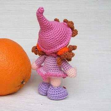 Rosinchen the fairy crochet pattern, English, Deutsch