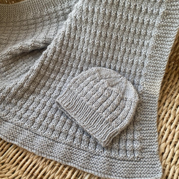 Window Blanket and Baby Hat