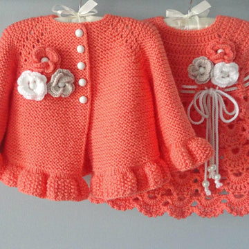 Crochet Baby Dress Knitting Baby Cardigan Pattern Baby Outfit