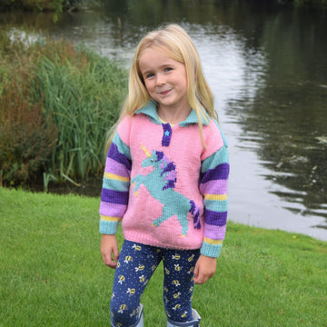 Unicorn Sweater and Hat