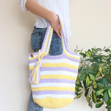 Striped Candy Bag