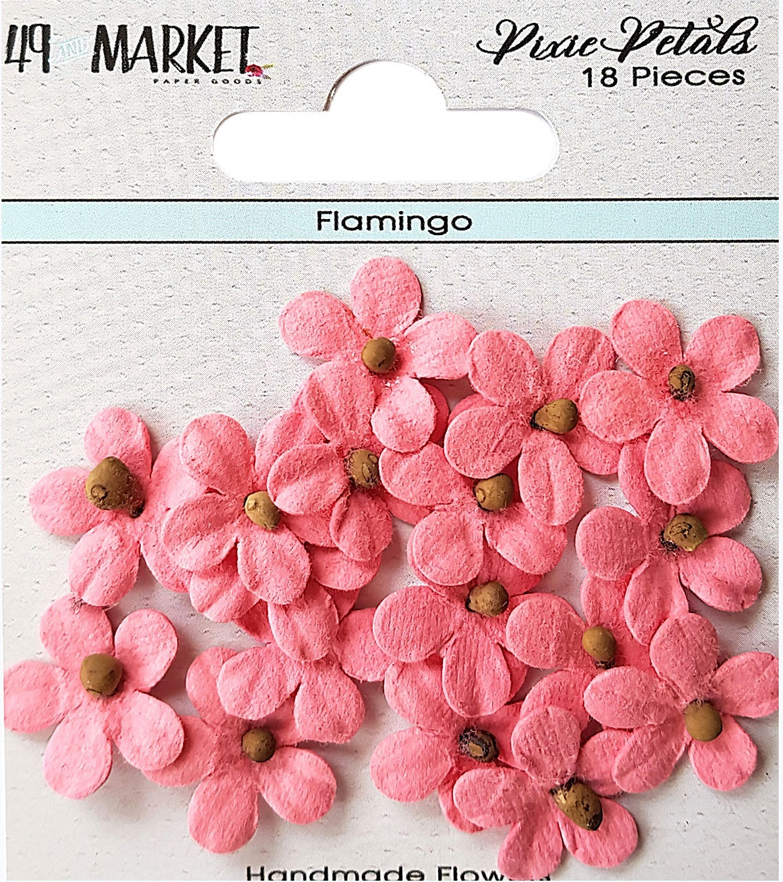 49 And Market Pixie Petals 18/Pkg - Flamingo