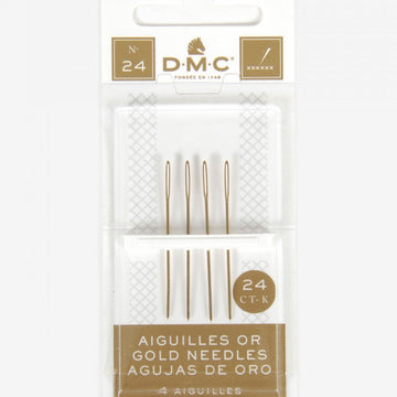 DMC 4 Gold Tapestry Needles (Size 24)
