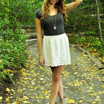 Twirl of Your Dreams Crop Top and Skirt