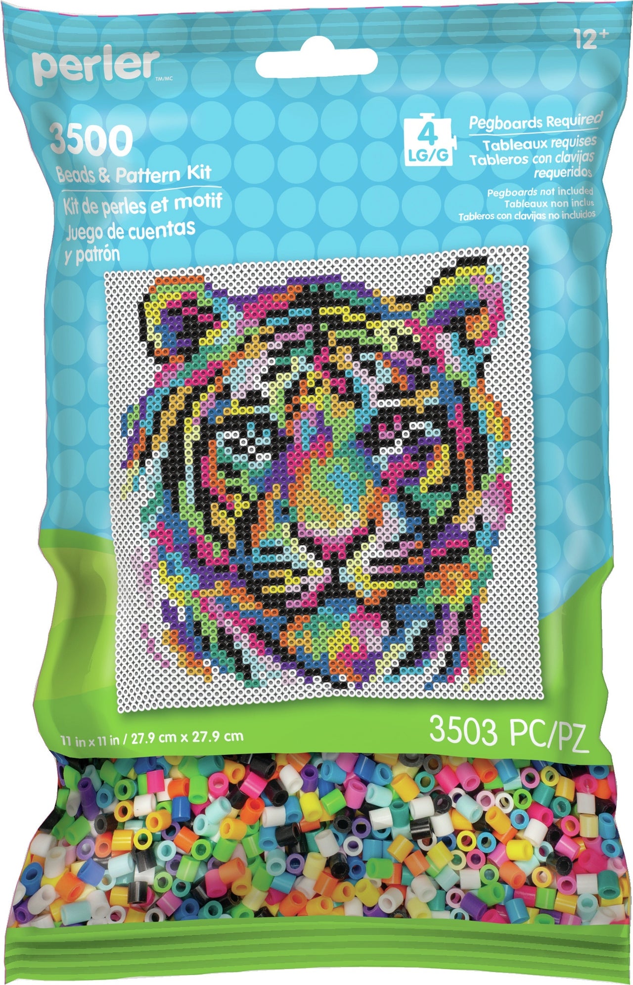 Perler Pattern Bag - Rainbow Tiger
