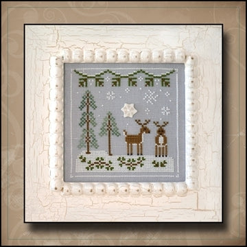 Country Cottage Snowy Reindeer - CCNFF8 -  Leaflet