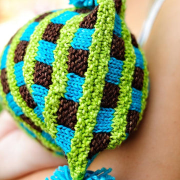 Checkered Square Cap