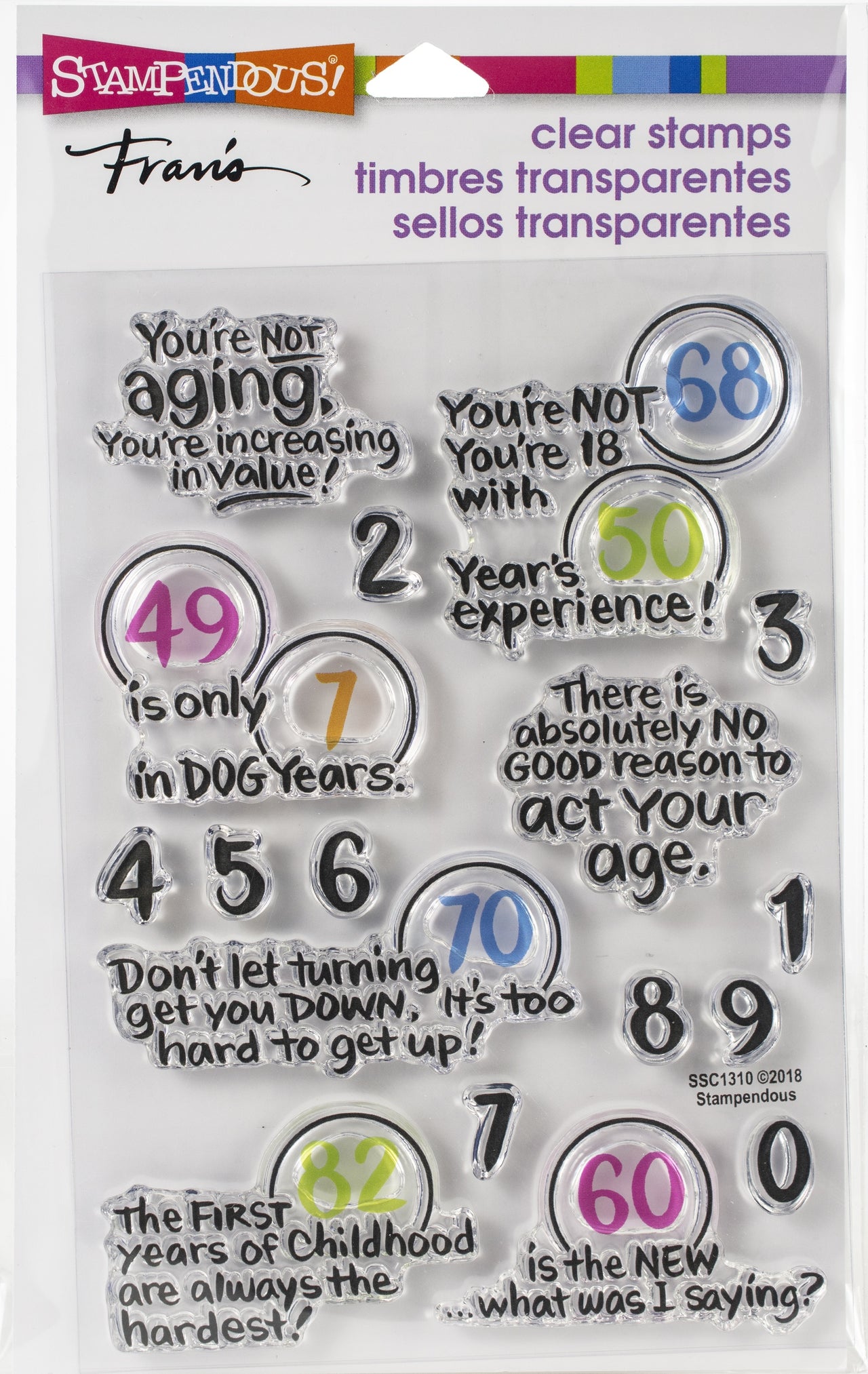 Stampendous Perfectly Clear Stamps - Aging