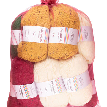 West Yorkshire Spinners ColourLab Aran Baubles & Bows CAL  - Crochet Bundle