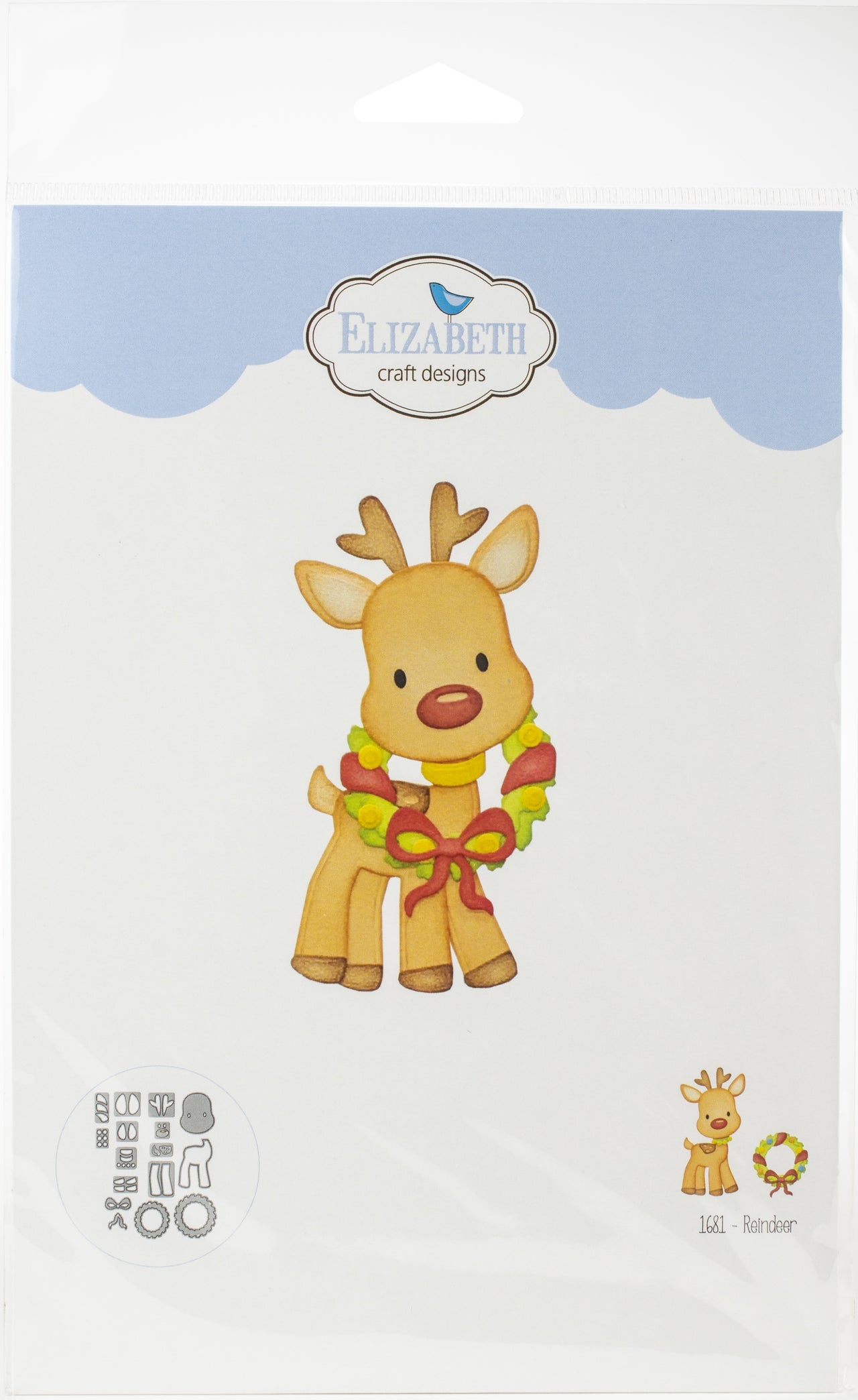 Elizabeth Craft Designs Elizabeth Craft Metal Die - Reindeer