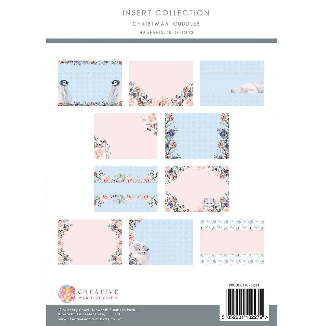 The Paper Boutique Christmas Cuddles Insert Collection