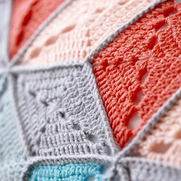 Big Top Crochet Throw Blanket