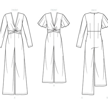 Know Me Misses' and Women's Jumpsuit by Handmade Millennial ME2008 - Sewing Pattern