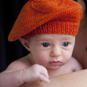 Windmill Beret in Fingering