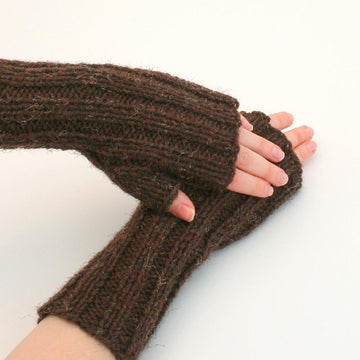 A10 Ribbed Fingerless Gloves