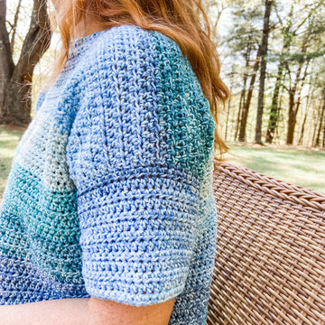 Tidepool Tee Summer Crochet Top Pattern