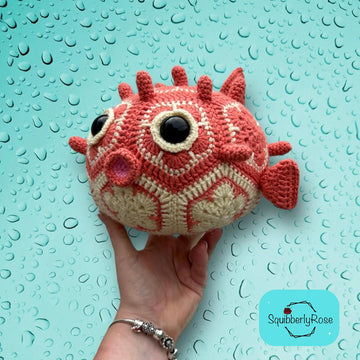 Bubbles the African Flower Puffer Fish