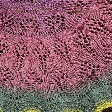 Hint of Spring shawlette