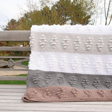 Amity striped blanket
