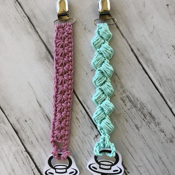 Daisy and Pedal Pacifier Clip