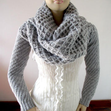 Khloe Hood Scarf with Sleeves