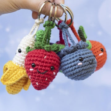 Fruit keychains