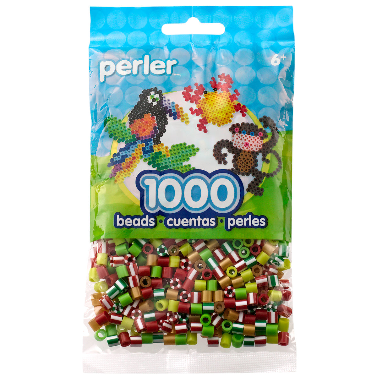 Perler Beads 1,000/Pkg - Mistletoe