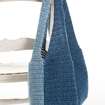 Denim shoulder bag