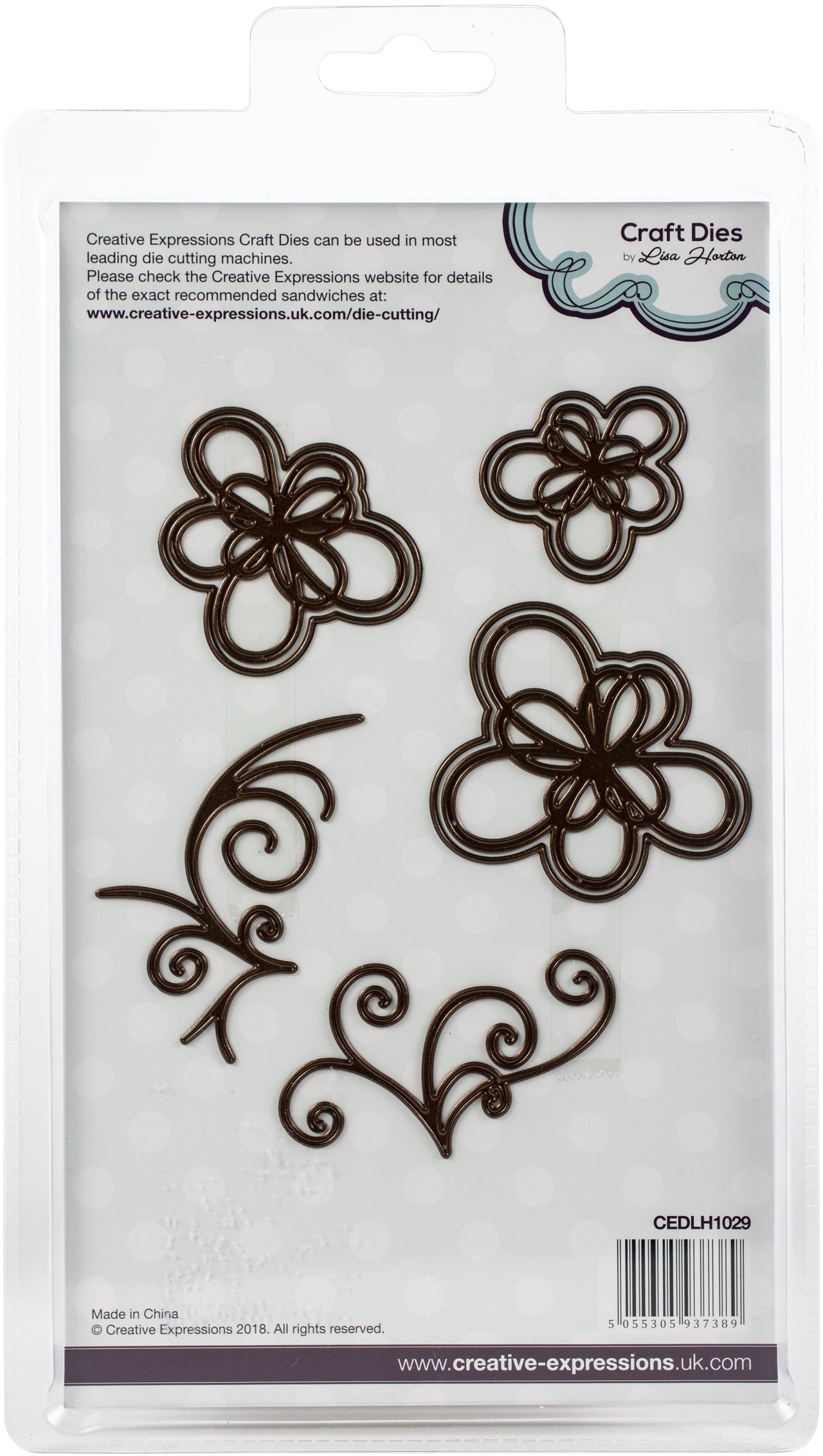 Creative Expressions Floral Craft Dies By Lisa Horton - Layered Loops
