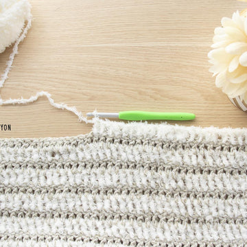 Easy Striped Crochet Blanket