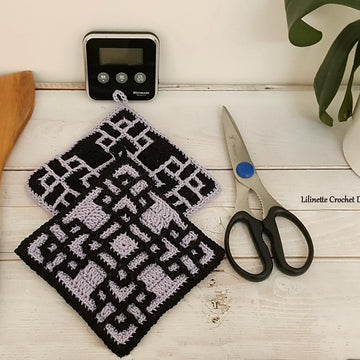 Sasan | potholder, hot pad or afghan block