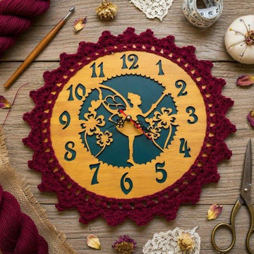 Crochet Clock Pdf + Video Tutorials